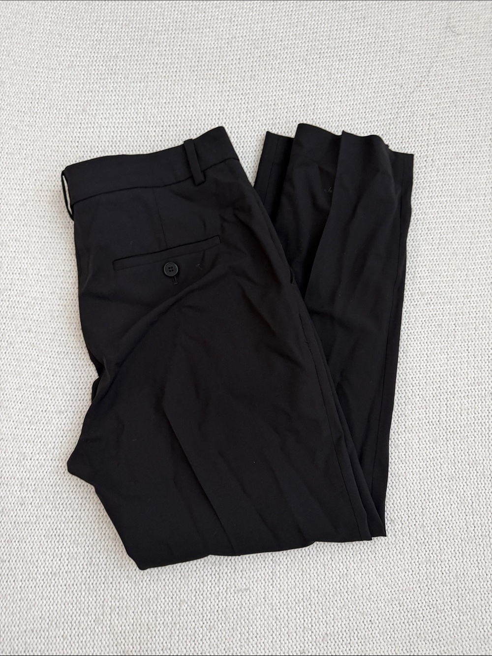 Theory Wool Trousers Black Size 2